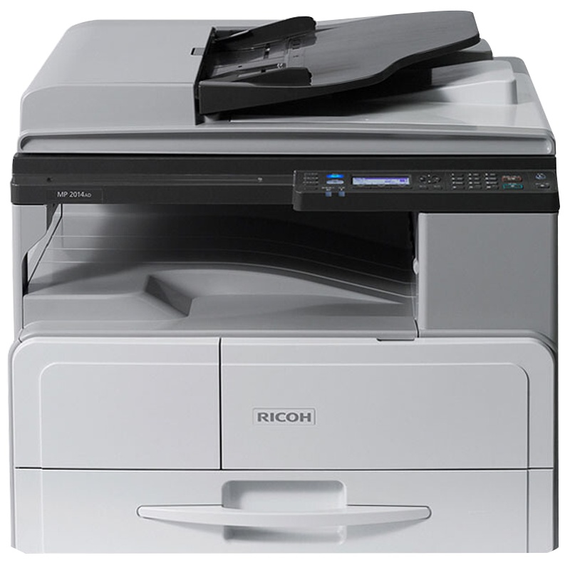 理光(Ricoh)MP2014AD A3黑白数码复合机(标配输稿器+第二纸盒PB2020+M16网络)