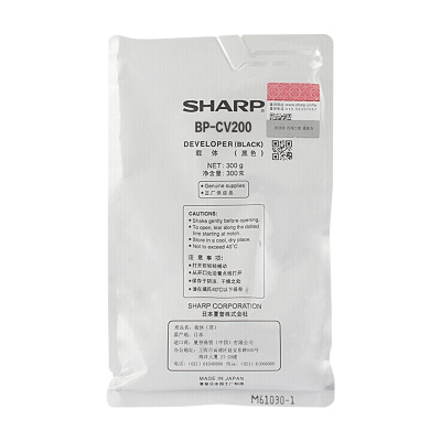 夏普(SHARP)原装正品BP-CV200 黑色载体 碳粉适用BP-M2322R/2522R/2822R/3122R机型