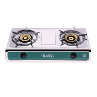 百野(Baiye)燃气灶具 采用铜炉头经久耐用 家用台嵌两用不锈钢猛火 天然气/液化气JZT-48A