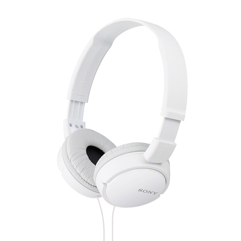 索尼(SONY)MDR-ZX110AP 头戴式 立体声耳机 白色