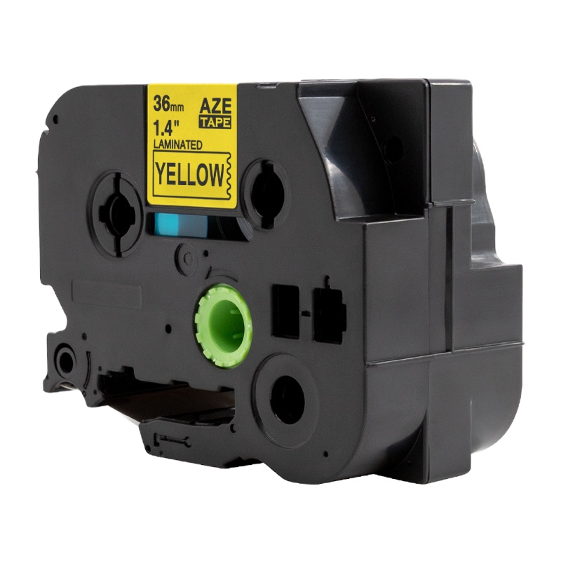 [精选]雅富仕-兼容Brother标签机/标准覆膜标签色带TZE-661黄底黑字36mm*8M