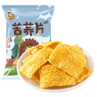 刺猬阿甘 苦荞片香辣味网红休闲零食小吃荞麦锅巴薯片31g