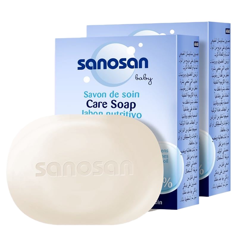 哈罗闪儿童婴儿香皂洗脸皂100g*2