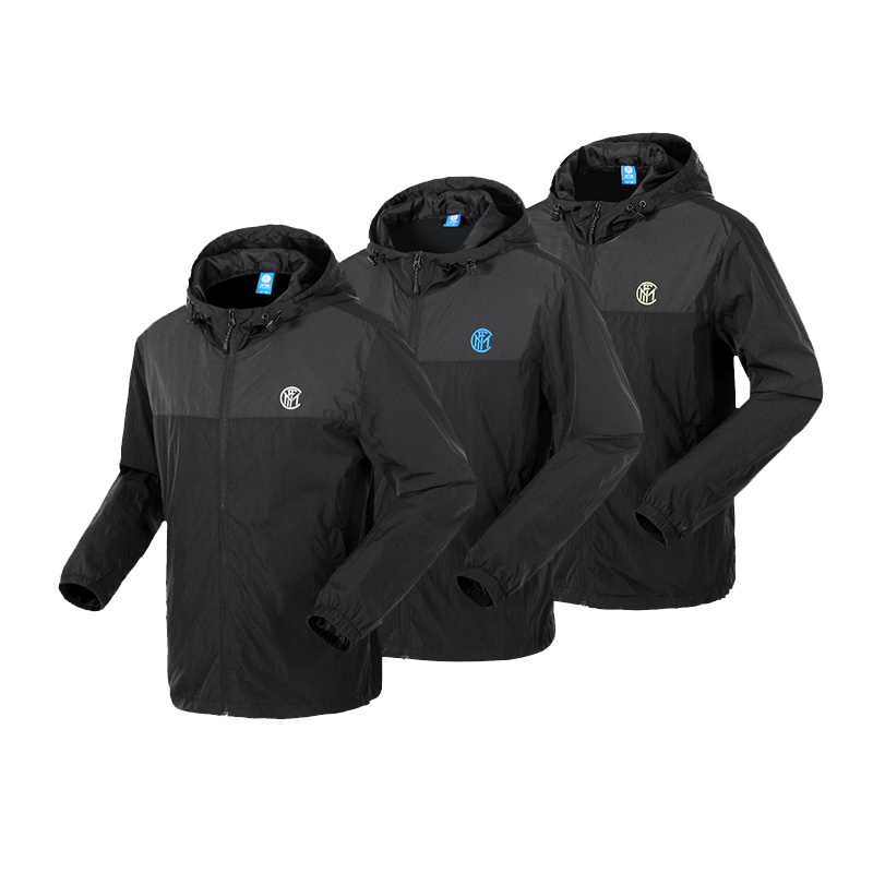 国际米兰俱乐部Inter Milan 男士官方新款男士上衣宽松户外休闲运动防风褂子外套夹克