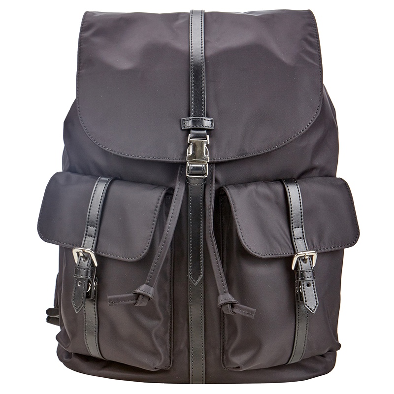 苏宁极物 女式英伦风休闲双肩旅行背包双肩包女包简约时尚百搭