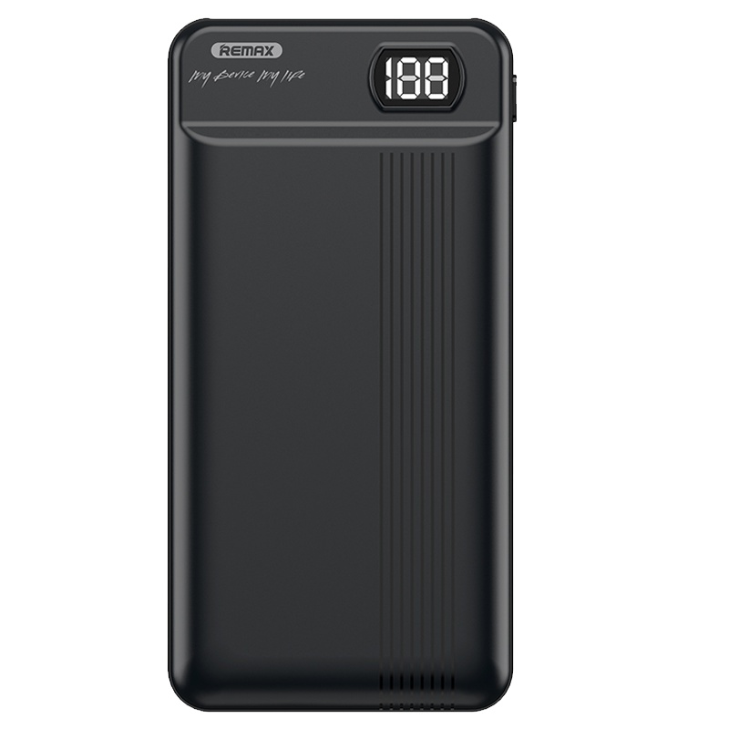 REMAX睿量 飞驰 充电宝 RPP-106 20000mAh 移动电源 黑色