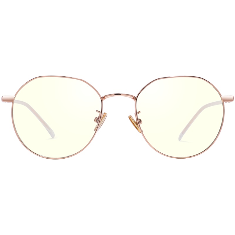 帕森防蓝光防辐射眼镜男女款宋祖儿明星同款金属圆框电脑护目镜平光镜15764L