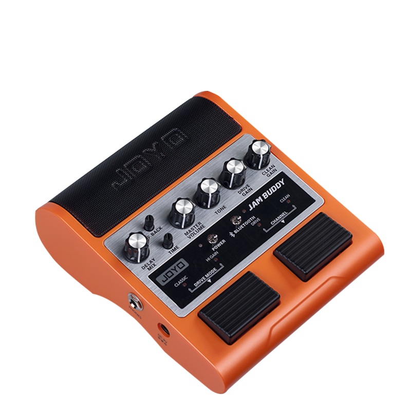 卓乐 JOYO JAM BUDDY双通道2X4W踏板式吉他效果器乐器音箱可充电支持蓝牙播放小音响(橙色款)