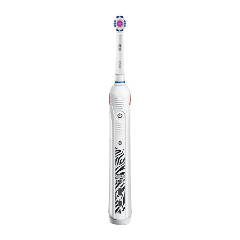 欧乐B(Oralb)电动牙刷 成人3D声波震动牙刷 青春版 P4500(白色) 博朗精工 德国进口 带着爸爸去留学同款