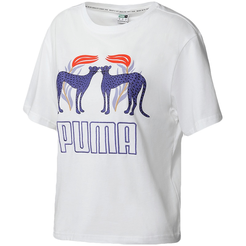 PUMA彪马黑标女装运动服百搭休闲时尚短袖T恤596234