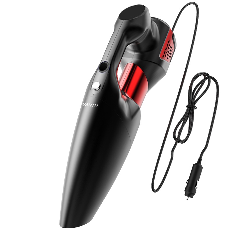 沿途（YANTU）车载吸尘器 大功率有线黑色大吸力手持便携汽车吸尘器E05有线【120W】