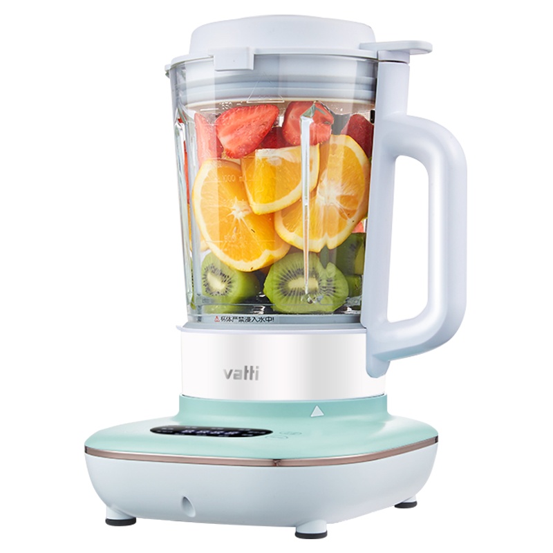 华帝vatti PB-06ES08大容量防糊底破壁机家用静音新款多功能加热料理机豆浆机榨汁 天青蓝