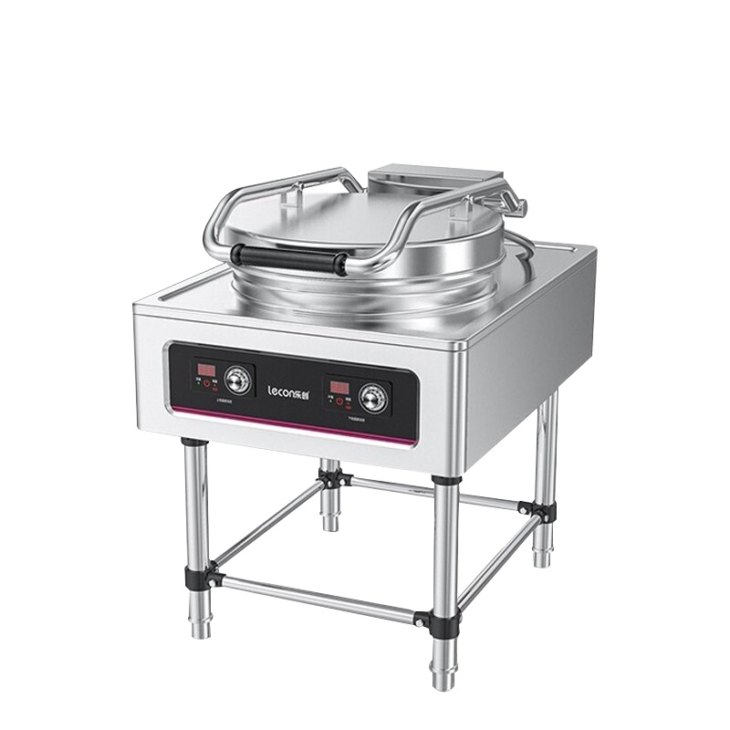乐创(lecon)商用电饼铛 立式双面煎饼锅电煎锅电烤饼机 立式悬浮式380V YCD-45A型