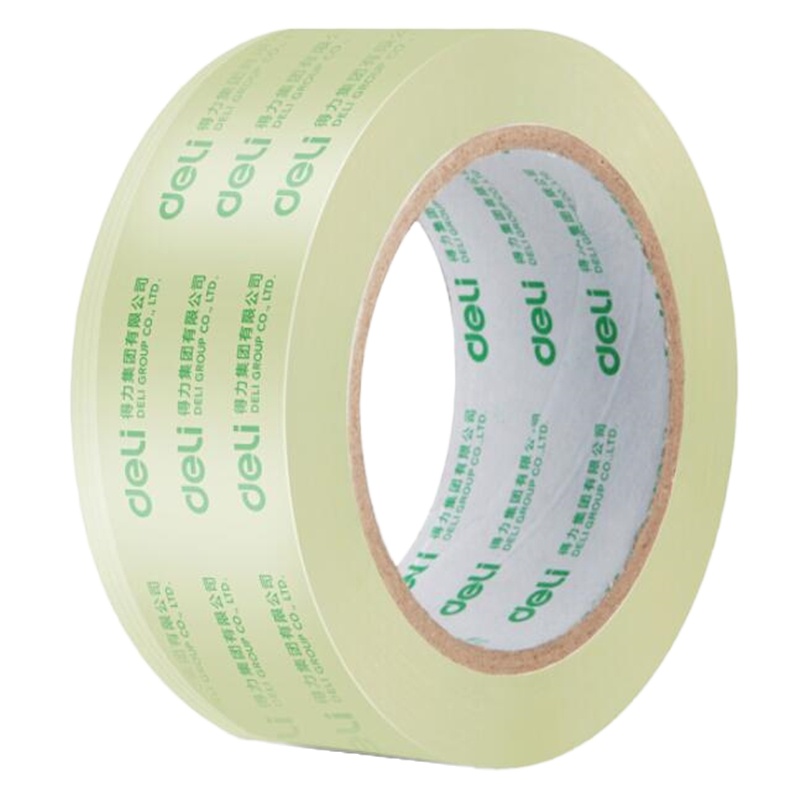 得力(deli)高品质高透明封箱胶带48mm*60y*50um(54.9m/卷) 6卷/筒 30203
