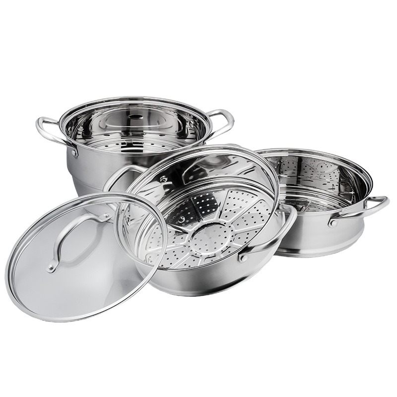 德世朗 (DESLON)真心”蒸”意-三层多用蒸锅 DFS-Z036B