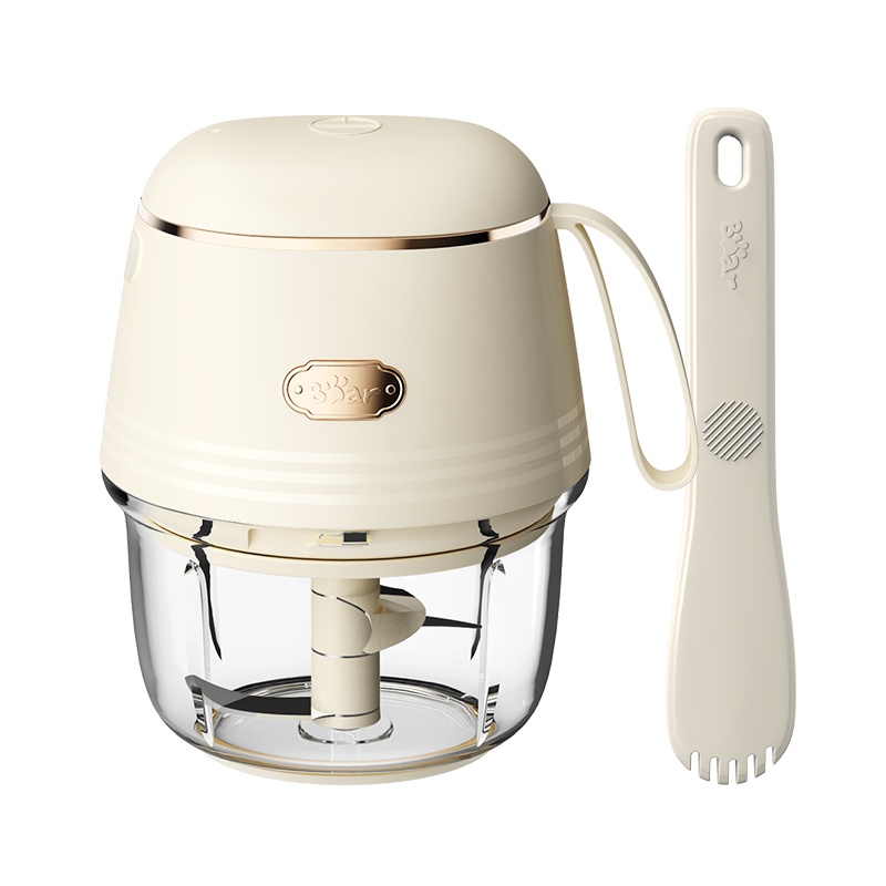 小熊捣蒜器 电动蒜泥机绞肉机小型拉蒜器 绞蒜打蒜器蒜泥神器破碎机 QSJ-E40H5