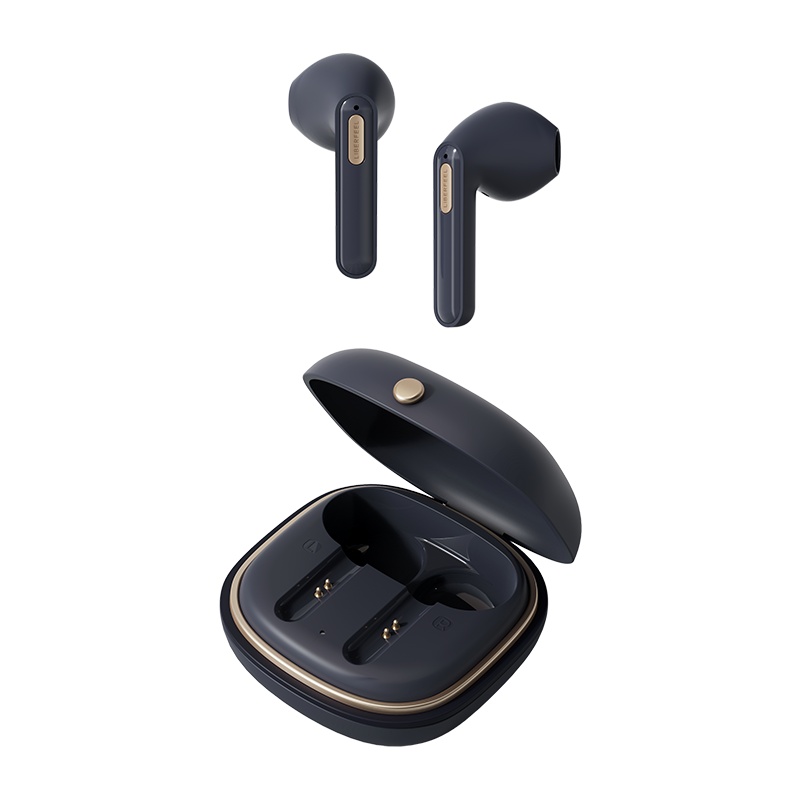 冇心真无线蓝牙耳机新款高音质降噪双耳入耳式运动超长持久待机女生款适用于苹果oppo华为小米vivo通用T12-海军蓝