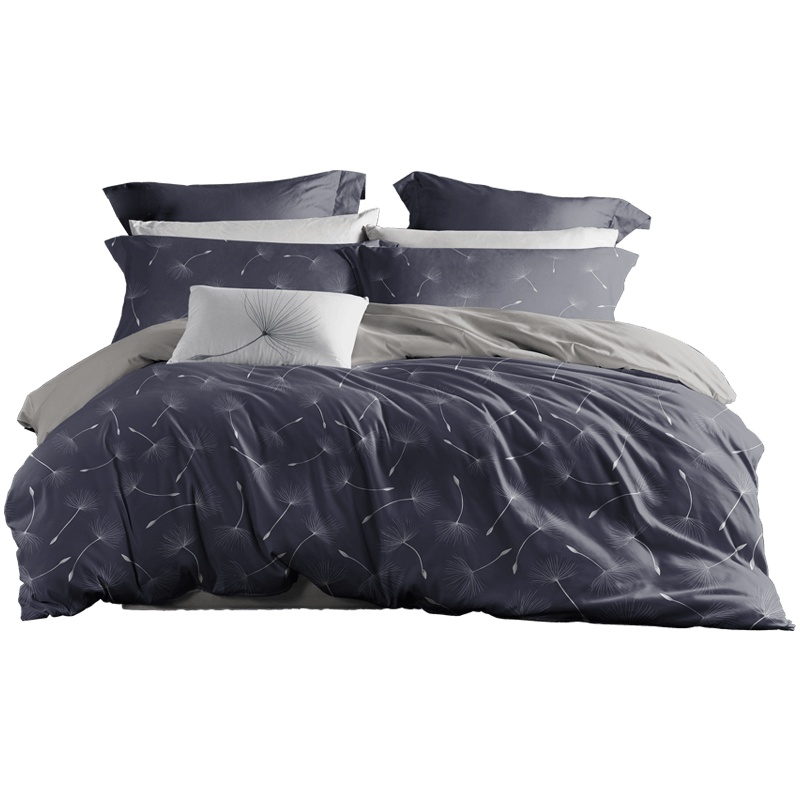 lovo乐蜗家纺罗莱生活出品全棉100支长绒棉四件套纯棉套件1.5/1.8米高档丝滑床品