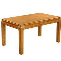 HiBoss新中式实木餐桌现代餐桌长方形饭桌