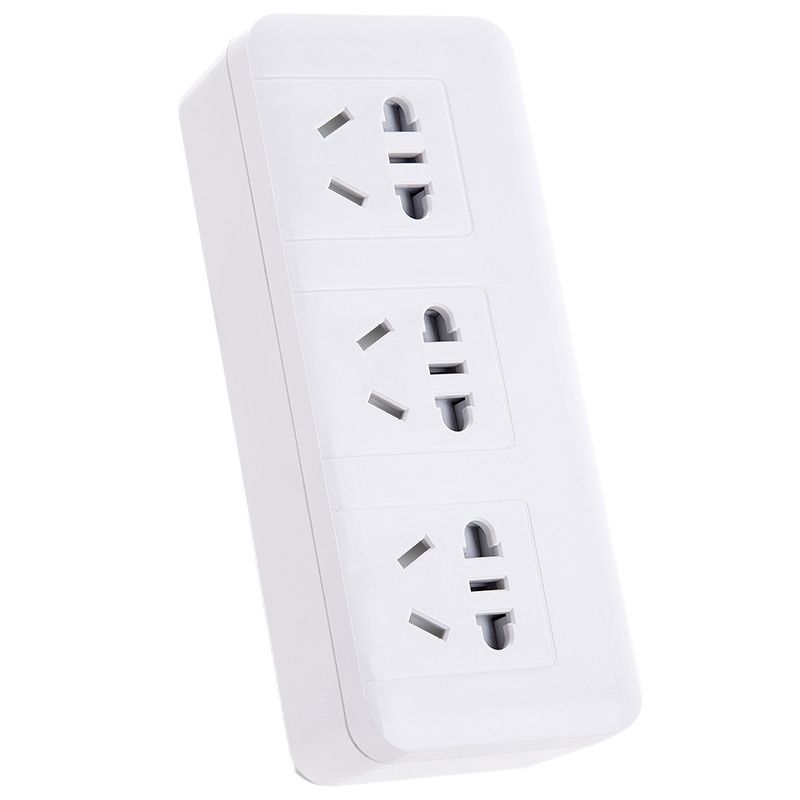 得力电源转换器18301转接头家用办公USB智能插排插座一转多 扩展