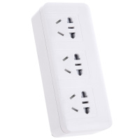 得力电源转换器18301转接头家用办公USB智能插排插座一转多 扩展