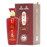 梅兰春 52度韵美 500ml 双瓶装(送礼袋) 芝麻香型白酒 中华老字号 纯粮酿造 10年陈酿 京剧大师梅兰芳故乡美酒