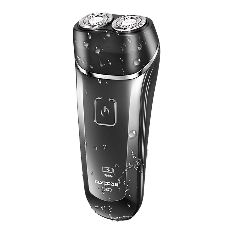 飞科电动剃须刀男士防夹充电式全身水洗刮胡刀双刀头浮动剃须正品 黑色
