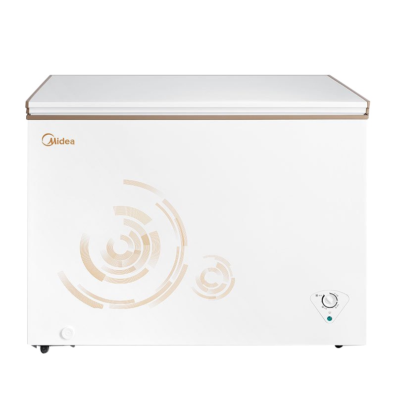 [二手][99新]美的(Midea)冰柜商用301升冷柜家用速冻冷冻柜BD/BC-301KM(E)