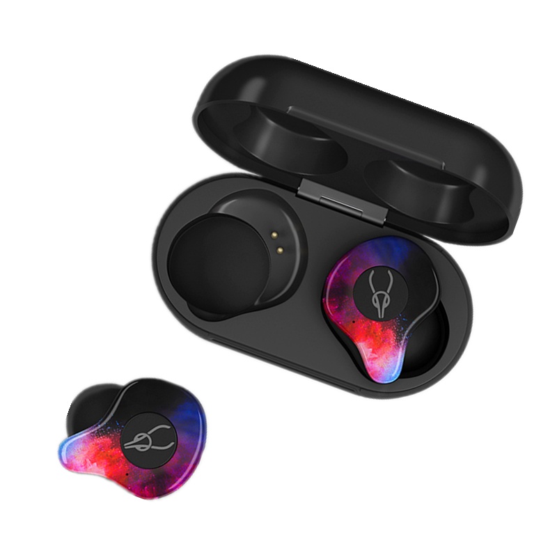 VIPin X12 Pro双耳无线运动蓝牙耳机 迷你隐形立体声耳塞式半入耳式耳机通用苹果 安卓系统设备和手机 烈焰