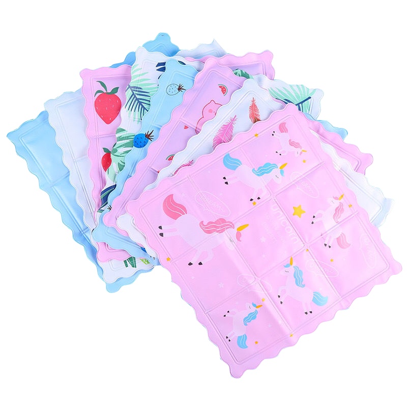 夏季卡通冰垫办公室坐垫凉垫学生散热冰凉凝胶冰垫汽车冰坐垫