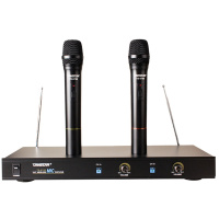 得胜(TAKSTAR) TS-6700HH 一拖二无线麦克风家用卡拉OK舞台KTV话筒