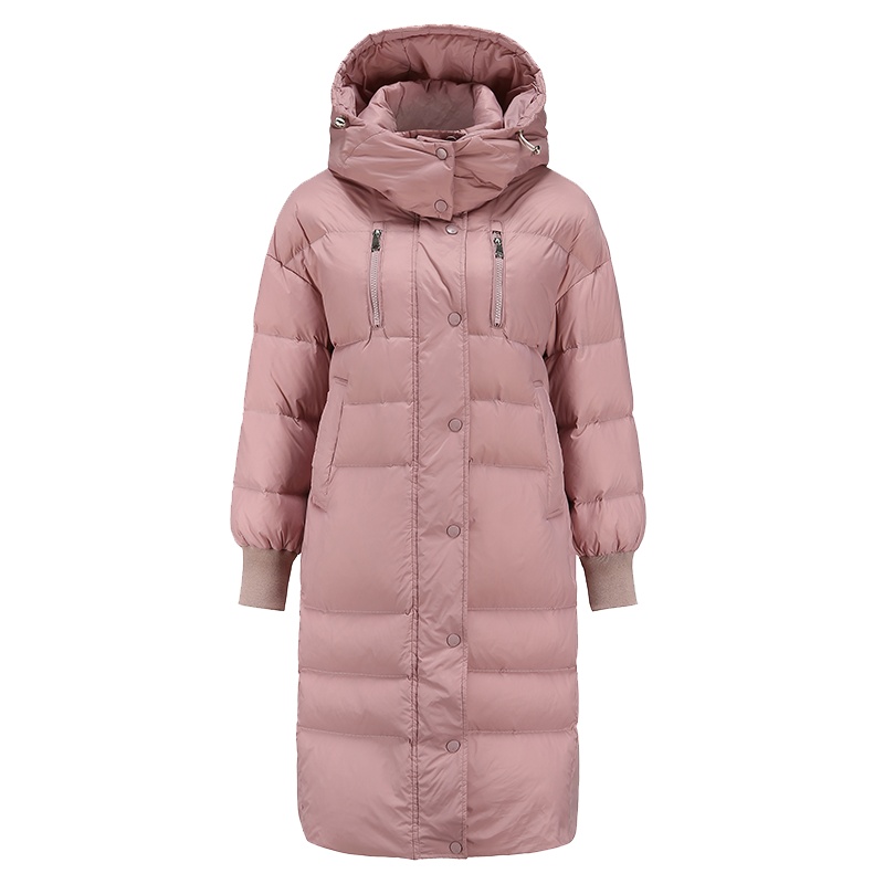 高梵长款羽绒服女中长款2020年新款过膝宽松冬季外套女装329