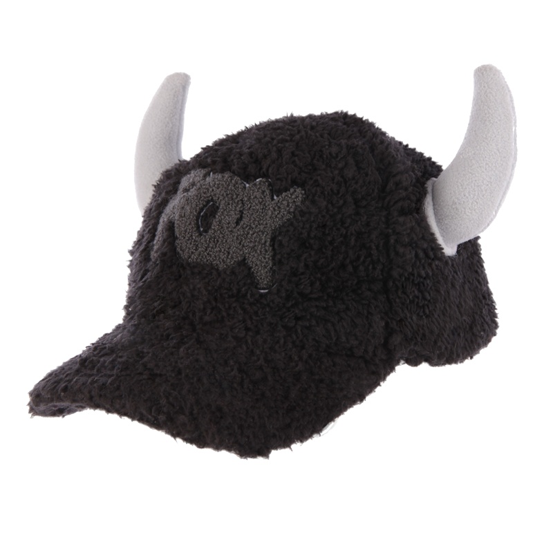 快乐狐狸（ActionFox）运动户外男女时尚保暖牛角棒球帽绒帽2876