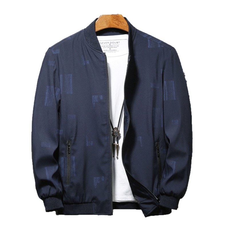 北极绒男士夹克2019秋季新款男士棒球领休闲时尚中青年外套夹克衫