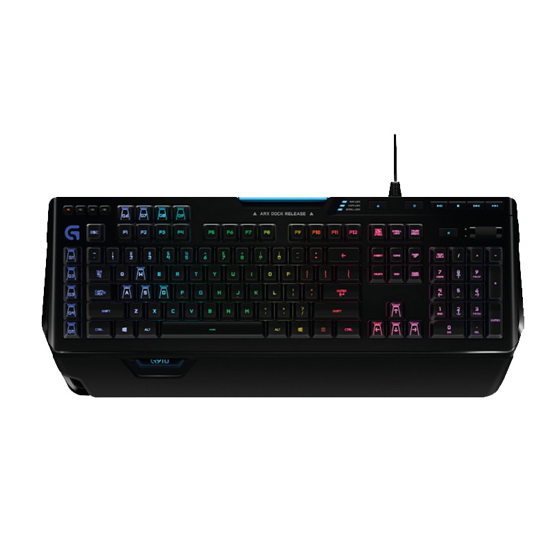 罗技(Logitech)G910 RGB炫光 机械游戏键盘 智能全彩背光 键帽设计 欧姆龙机械轴