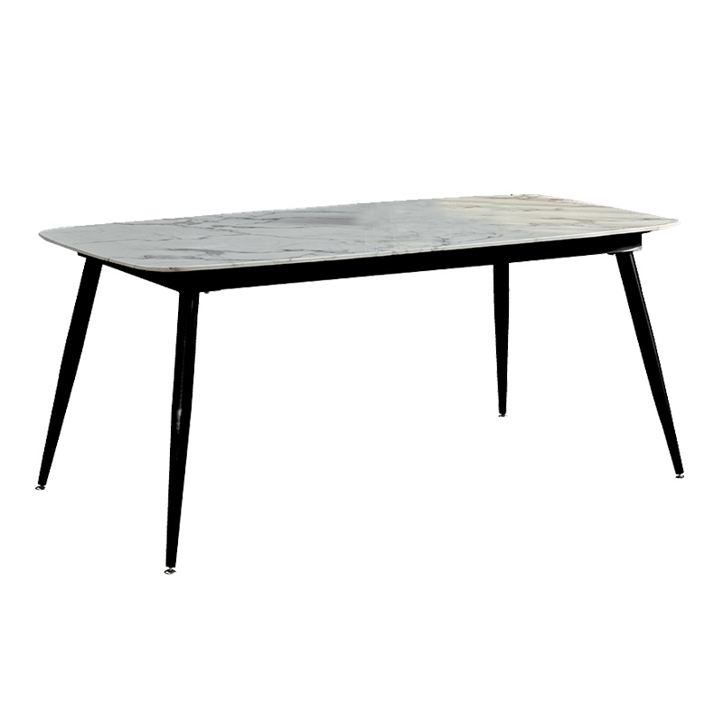 意梵 餐桌 北欧大理石餐桌椅组合简约现代长方形小户型家用饭桌6人轻奢设计 CZ1828B