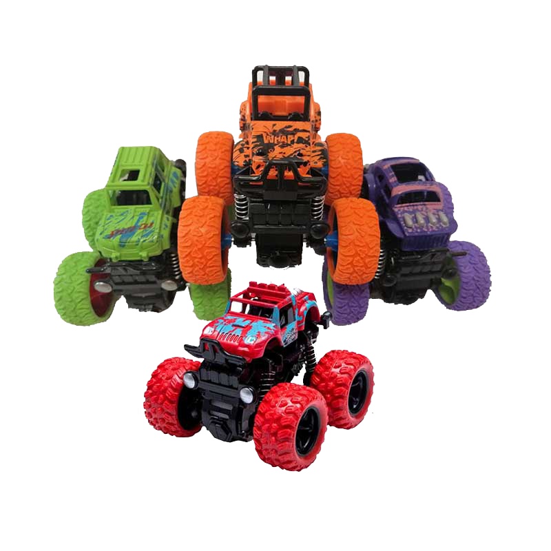 大脚怪儿童四驱惯性越野车仿真特技摇摆汽车模型玩具