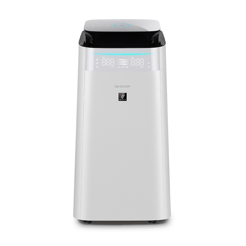夏普 (SHARP) FP-CJ100-W 空气净化器大房净化快速除甲醛杀菌 PM2.5和TVOC实时数显 APP控制