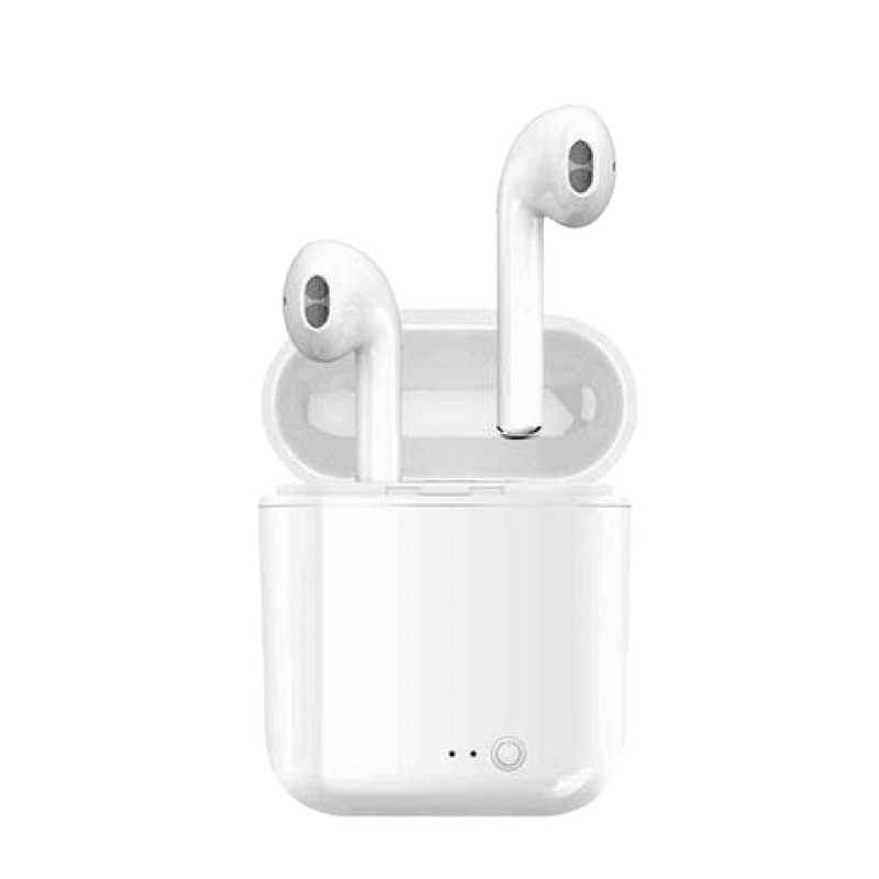 蓝牙耳机双耳单耳运动入耳式迷你无线耳机苹果立体声安卓手机通用 [双耳通话]白色双耳+充电仓
