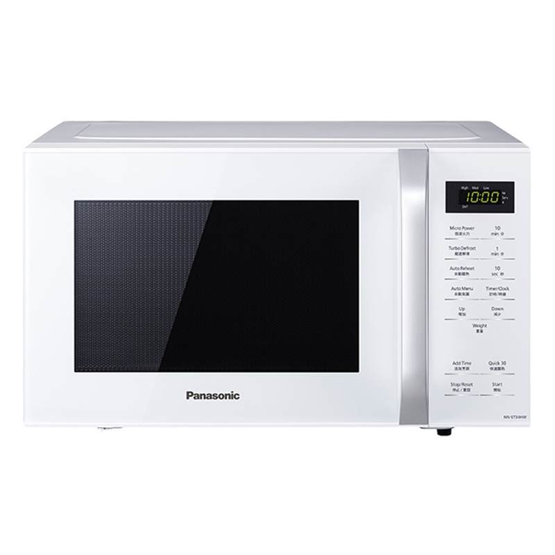 樂聲 PANASONIC NN-ST34H 輕觸式微波爐 (25公升) 白色