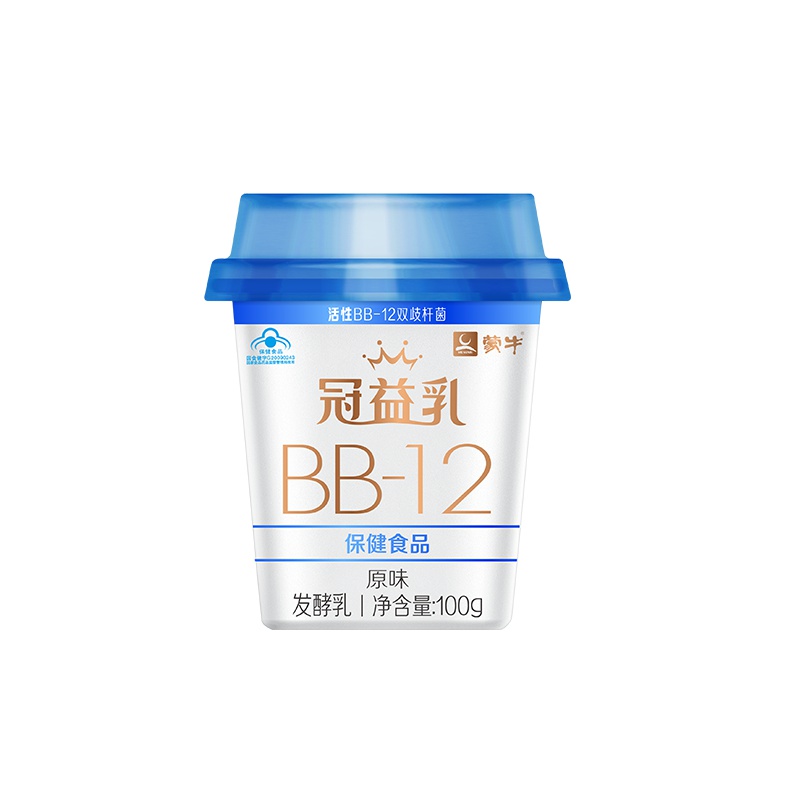 蒙牛 冠益乳 BB-12 麦酪乳 原味 100g*3杯