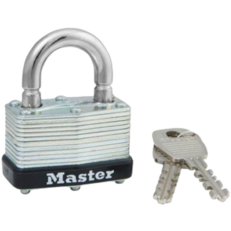 MASTER LOCK 105MCND玛斯特锁 29mm宽,5mm锁钩,12mm锁钩净高,无弹千层锁