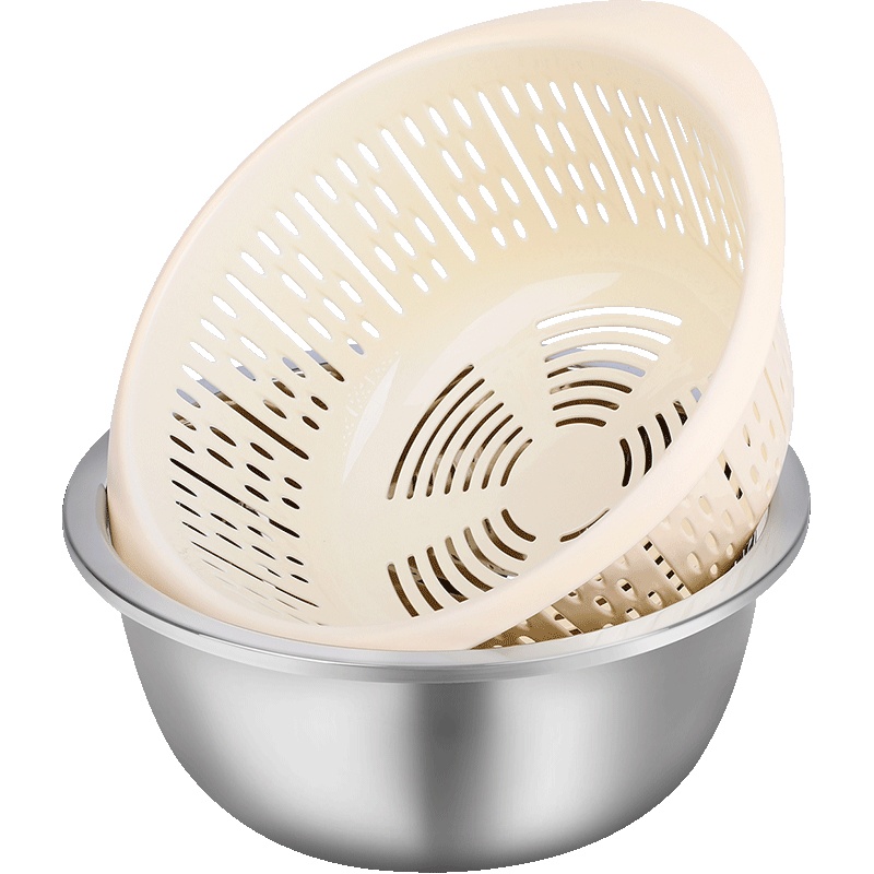 炊大皇(COOKER KING) 304双层沥水篮 LSL23A