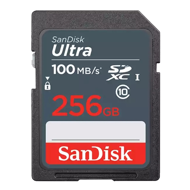 【免邮】闪迪 （SanDisk）SD卡256G CLASS 10高速内存卡单反微单数码相机存储卡读100MB/s