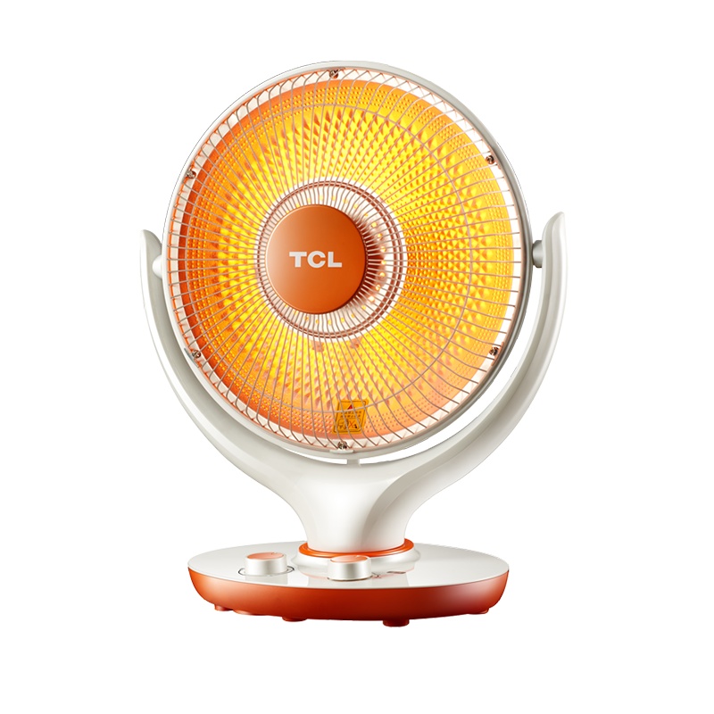 TCL 取暖器/小太阳/电暖器/电暖气/取暖器家用/家用烤火炉/电暖扇 摇头花篮式 电热扇加热器 TN-FG9-T4