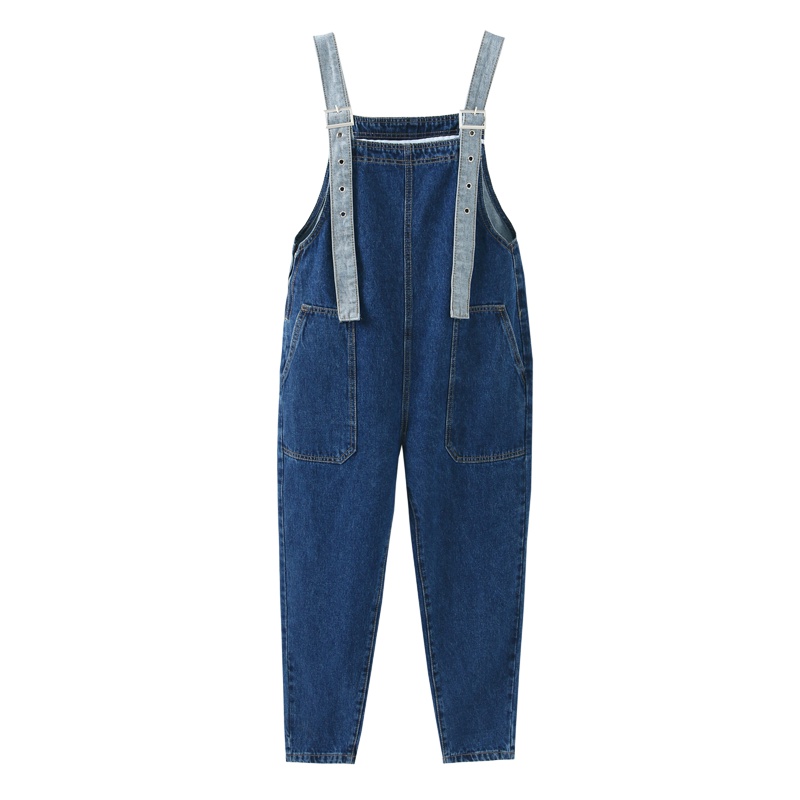 天淳尔夏款 宽松阔腿背带可调节背带裤KJMM-3256-1