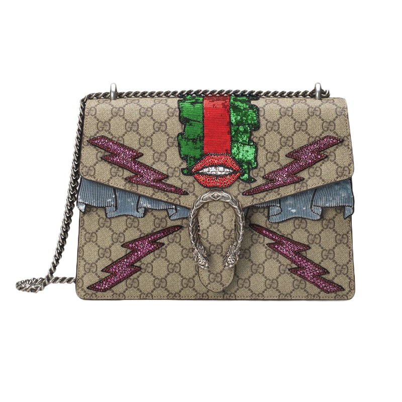 [宇博同款]GUCCI 古驰 驼色帆布女士挎包 400235-KWZYN-8700