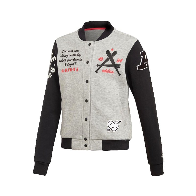 阿迪达斯adidas女童针织夹克FL1779