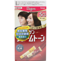 日本原装进口Hoyu美源Bigen可瑞慕染发膏植物遮盖白发一梳黑发霜染发剂 5G 深栗色