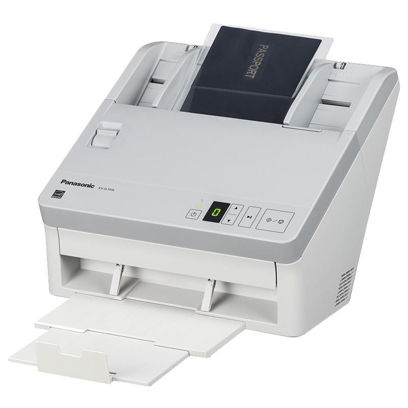 松下(Panasonic)KV-SL1055 高速高清双面自动馈纸A4彩色办公文档扫描仪40PPM 支持银河麒麟系统